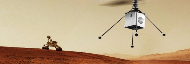 helicopter drone mars