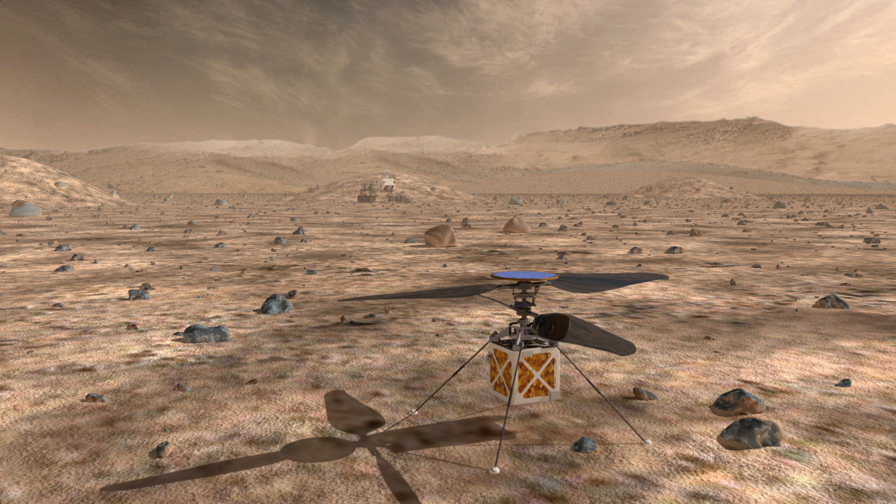 nasa mars drone